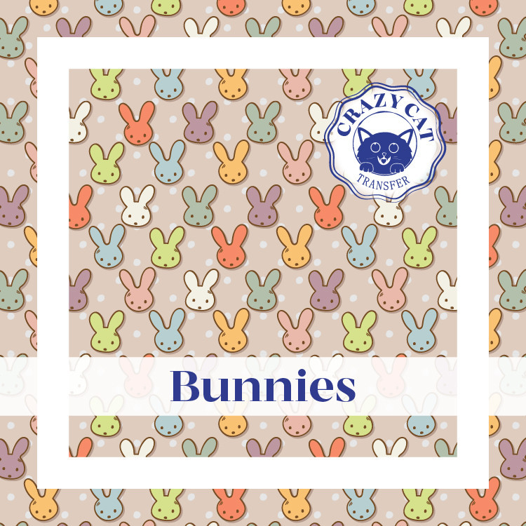 Vinilo textil a diseño Bunnies