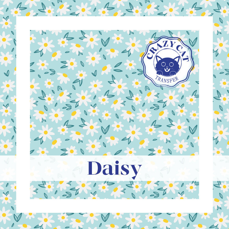 Vinilo textil a diseño Daisy