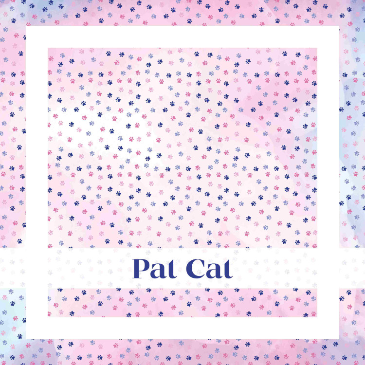 Vinilo textil a diseño LOVE PAWS - Pat Cat