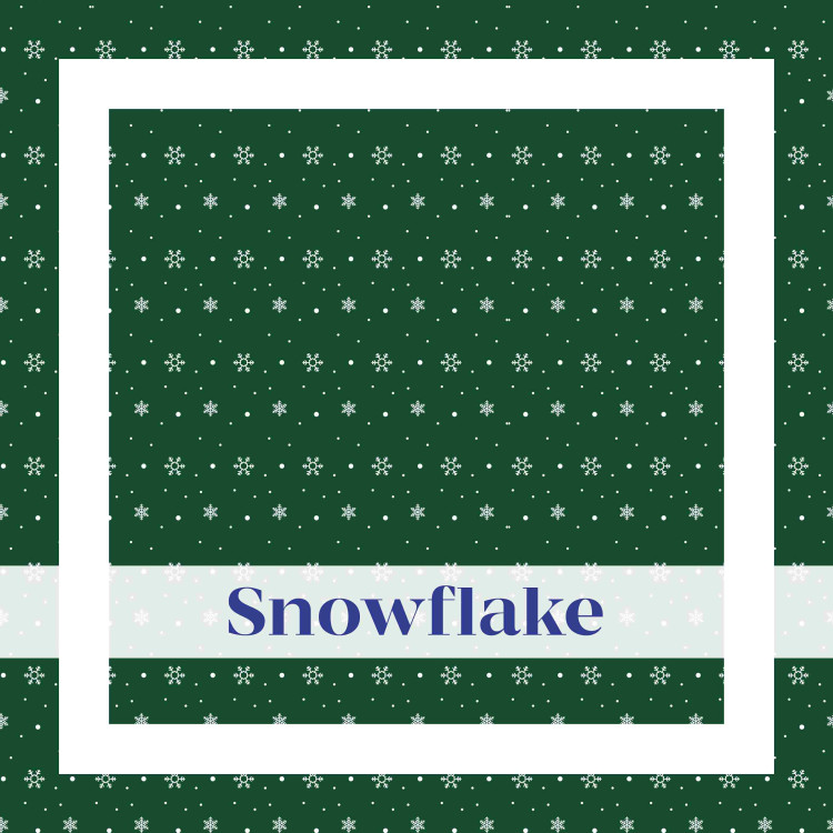 Vinilo textil a diseño SnowFlake