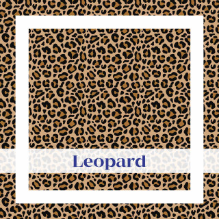 Vinilo textil a diseño Leopardo