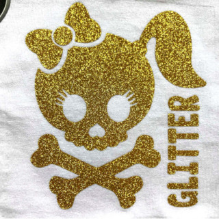 Vinilo textil con purpurina Glitter