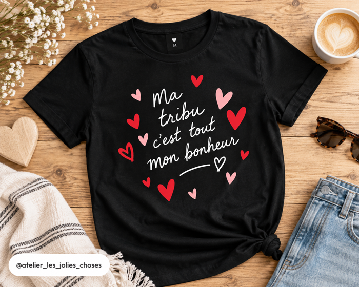 T-shirt personnalisé CrazyCat Transfer